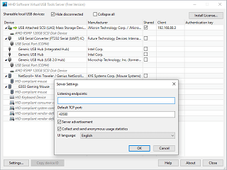 Free USB over Network Screenshot